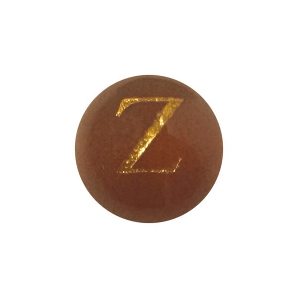 Red Onyx Initial Z